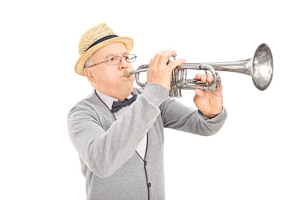 istock Senior gentleman playing a trumpet 534937213