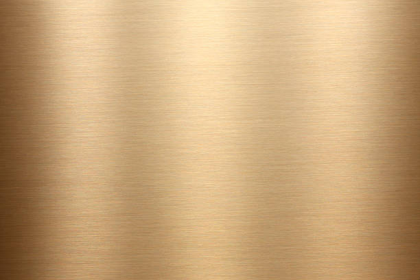 골드 브러시드 메탈 애니메이션 - 금 금속 뉴스 사진 이미지