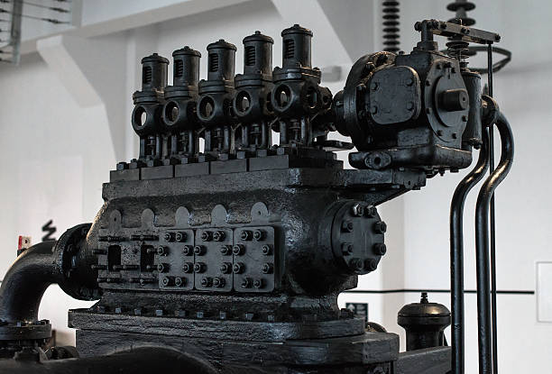 istock Engine. Part of old power plant. 534940167