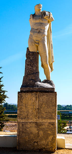 istock Partial roman sculpture at Italica 534941829