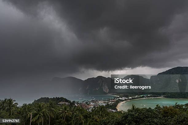 Storm Approaching Koh Phi Phi Stock Photo - Download Image Now - Phuket Island, Phuket Province, Storm