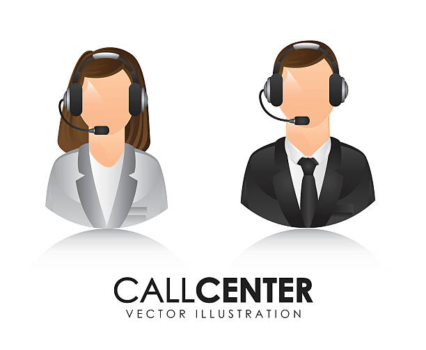 R R Cal Centr 250+ Call Center Agent Profile Stock Illustrations, Royalty-Free Vector ...