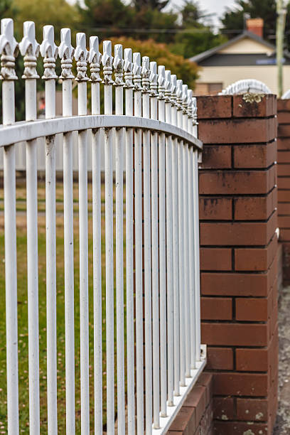 istock Metal fence 534944755