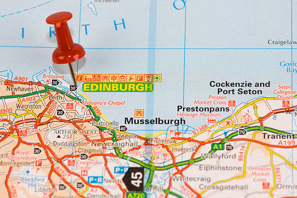 istock Street Map of  Edinburgh 534946591