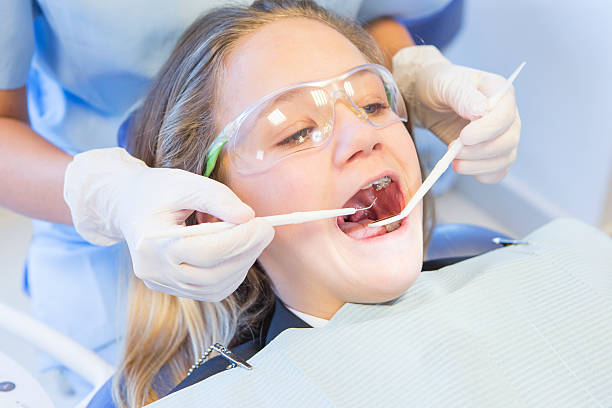 istock Young Girl's Dentist Check Up 534972277