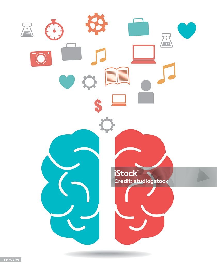 Brain Designing Brain Design Vector Illustration Stock Illustration - Download Image ...