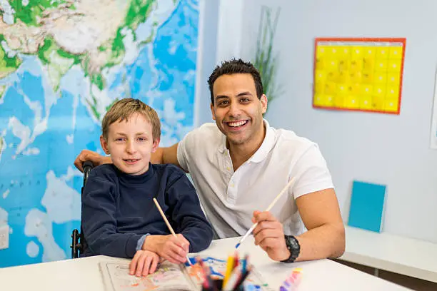 Photo of Boy with Developmental Disability