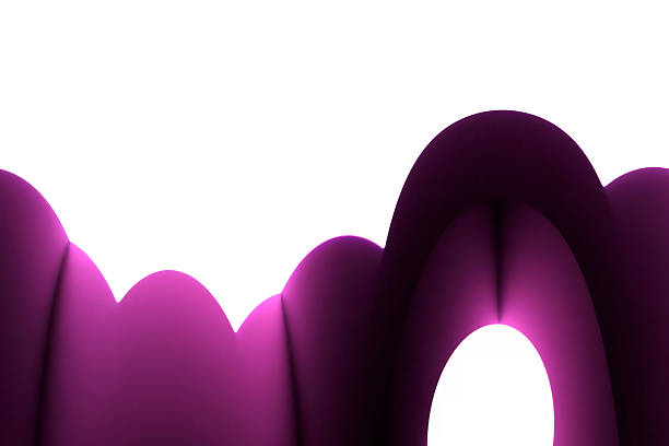 istock Playful fence with arched doorway (abstract background) 534980807