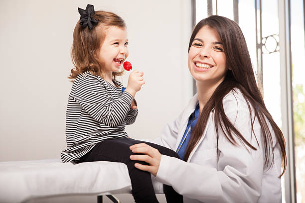 istock Happy girl with her pediatrician 534981065