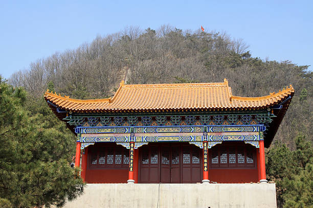 istock temple landscape architecture, Chinese traditional architectural 535003521