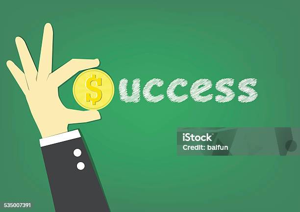 Success Text Stock Illustration - Download Image Now - 2015, Art, Art And Craft
