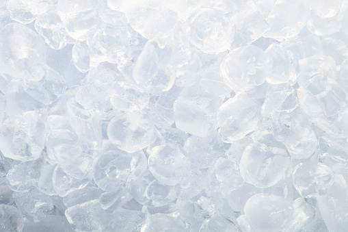 Stock image of ice cubes slowly melting