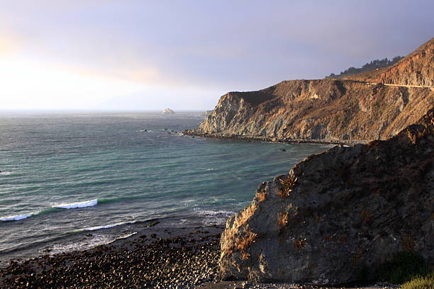 istock Bluffs along Pacific Coast Highway at sunset 535012057
