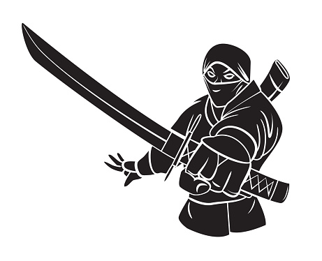 Vetores de Tatuagem Ninja e mais imagens de Ninja - Ninja, Espada, Barra de  peso - iStock