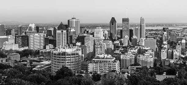 istock Montreal City skyline in Black and White 535021287