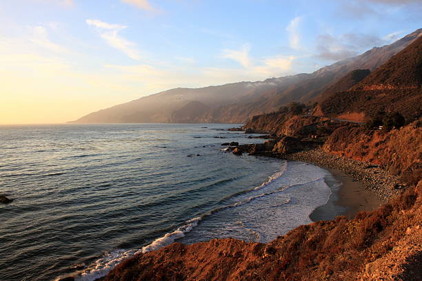 istock Sunset on the Pacific Coast Highway 535021891
