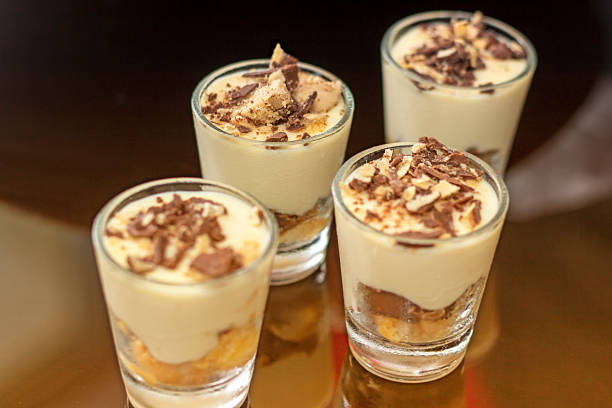 istock Delicious Vanilla cream with chocolate chips. 535022551