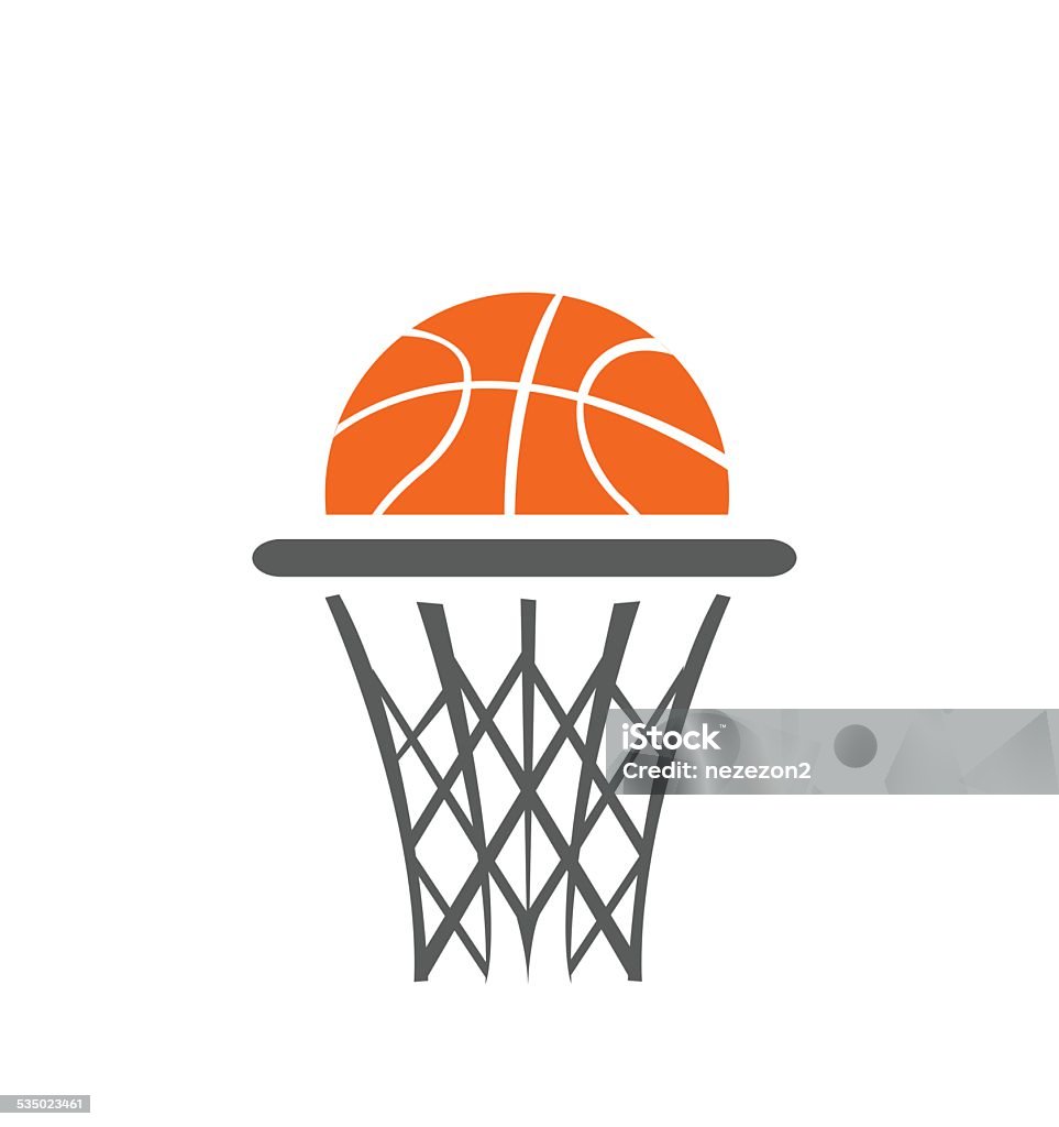 Basketball, Vektor - Lizenzfrei Basketballkorb Vektorgrafik