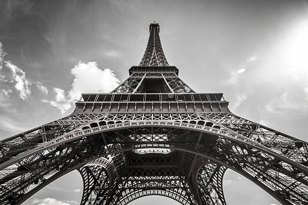 istock Eiffel Tower Paris in Black and White 535024411