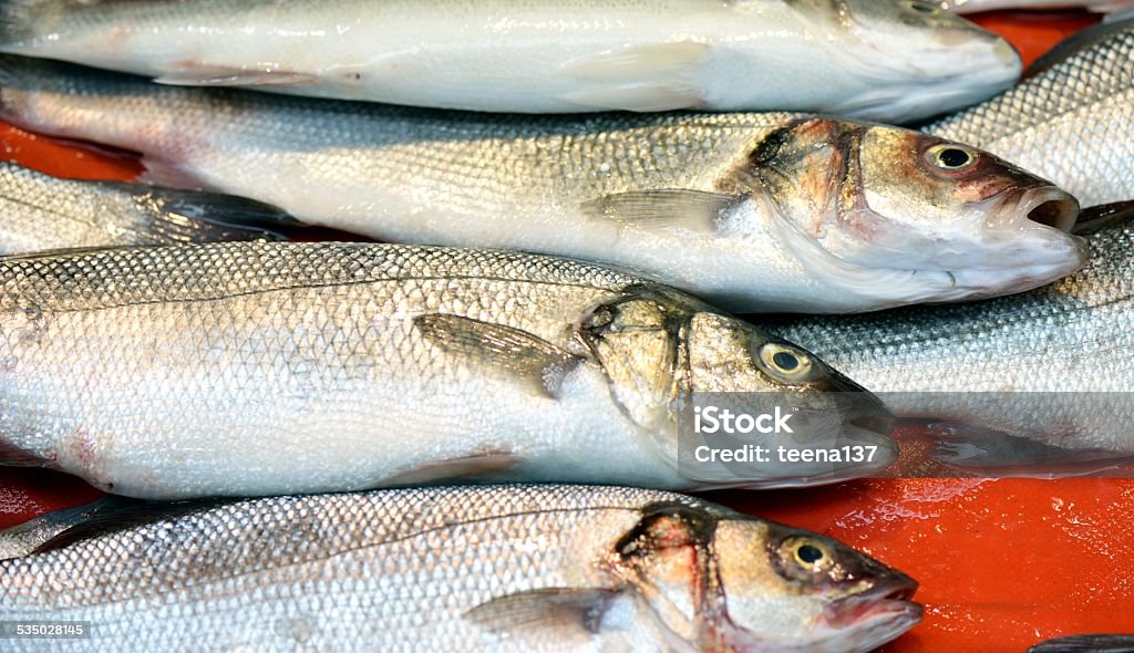 Fresh sea fish Fresh sea fish on sale in outside market 2015 Stock Photo