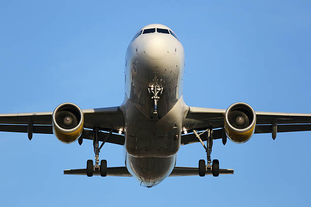istock Airplane landing at an airport 535028379