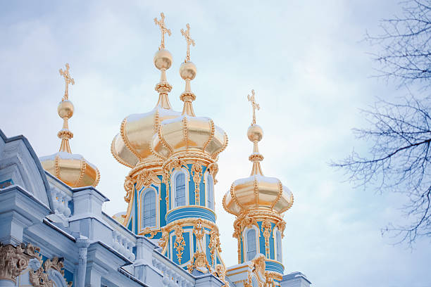 el palacio de caterina - peterhof palace fotografías e imágenes de stock