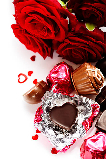 istock red roses and hearts for Valentine's Day 535028545