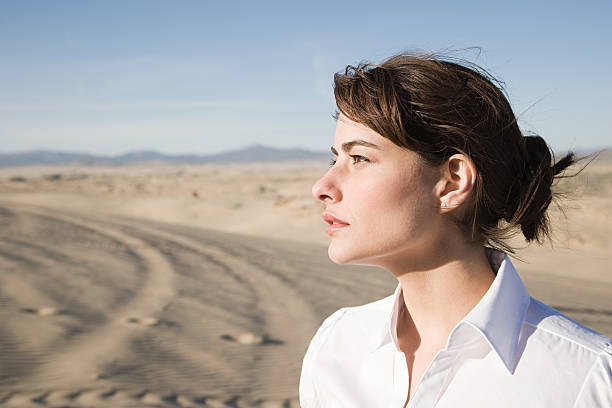 Woman in the desert
