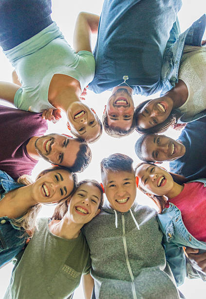 Group of college students
