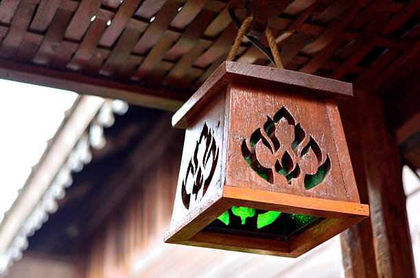 Wood light of lamp
