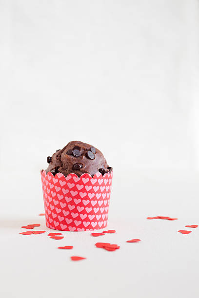 muffins de Chocolate - fotografia de stock