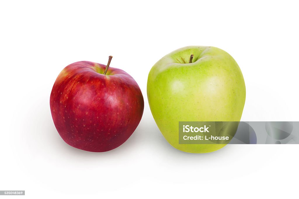 Single Two Apples Two Apples Stock Photo - Download Image Now - 2015, Apple - Fruit ...