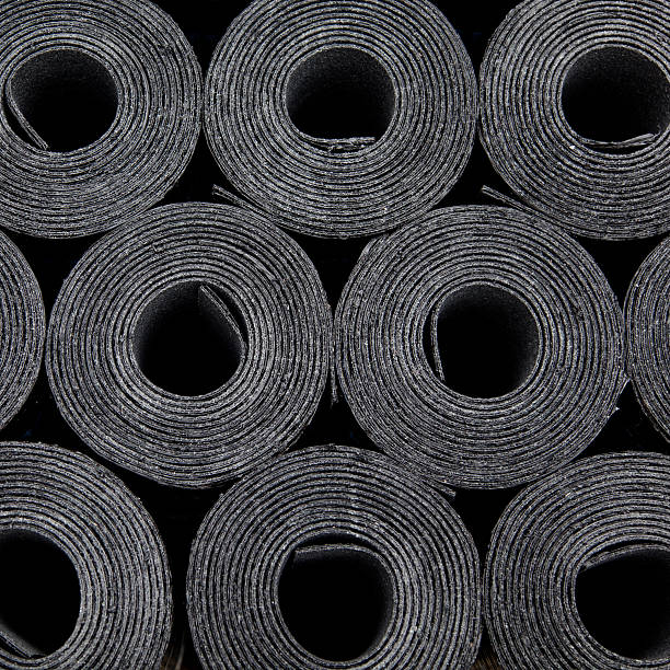 istock rolls of roof coating 535048461