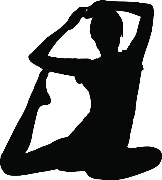 Vector illustration of Yoga Pose