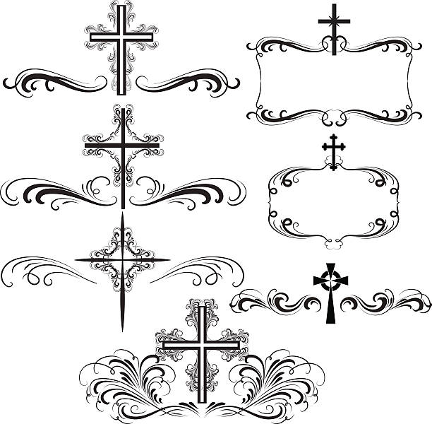 観賞用十字架 - celtic cross cross cross shape celtic culture点のイラスト素材／クリップアート素材／マンガ素材／アイコン素材