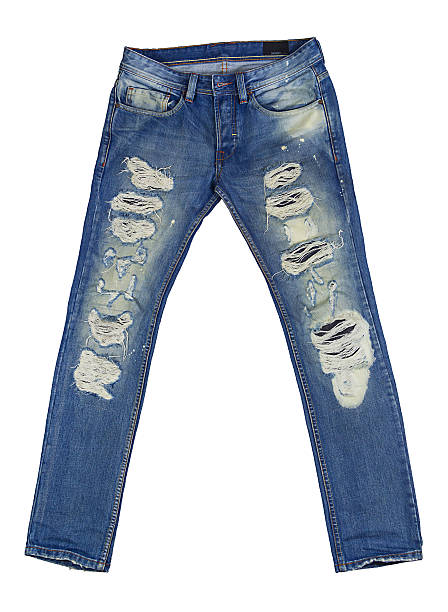 istock Jeans are beautifully detailed blue, dark blue and black 535048751