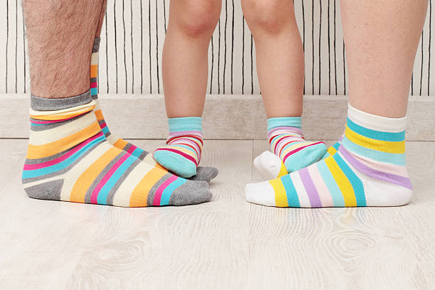 istock family in socks 535068373