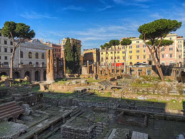 istock Largo di Torre Argentina in Rome 535068467