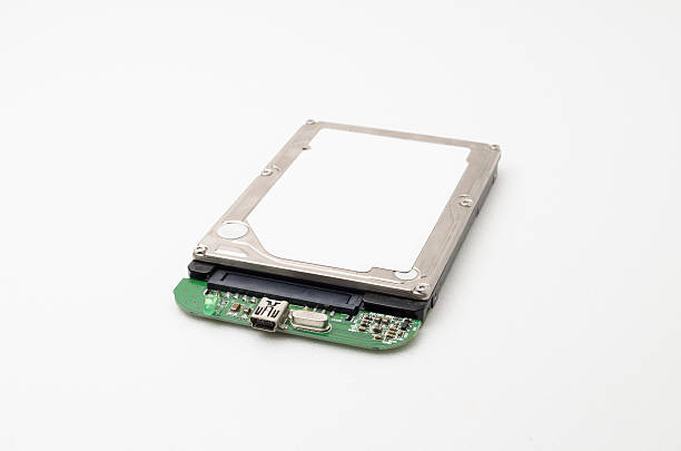 istock Laptop Hard Disk Drive Attached with usb port. 535069015