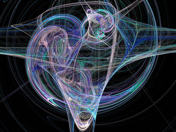 istock Digital Fractal on Black 535073435
