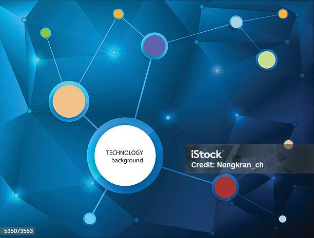 Abstract Molecules Technology Background Stock Illustration - Download Image Now - 2015, Abstract, Advertisement