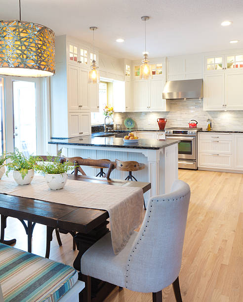 istock Contemporary Classic Open Concept Design of Kitchen, Dining Room 535075807