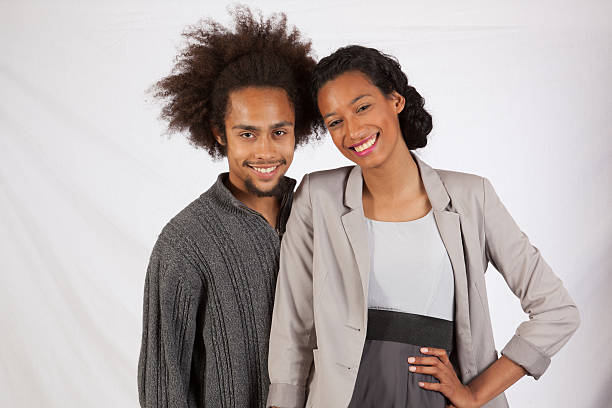 istock Romantic Black couple together 535106771