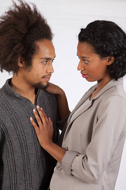 istock Romantic Black couple together 535106775
