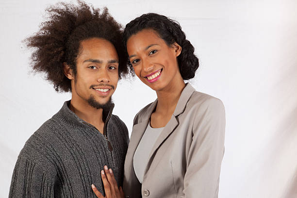 istock Romantic Black couple together 535106787