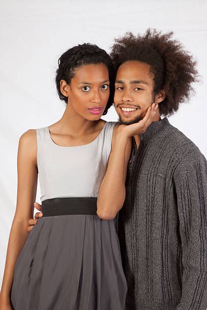 istock Romantic Black couple together 535107711