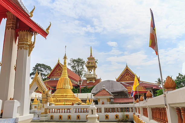 istock Pagoda and church buddist. 535108085