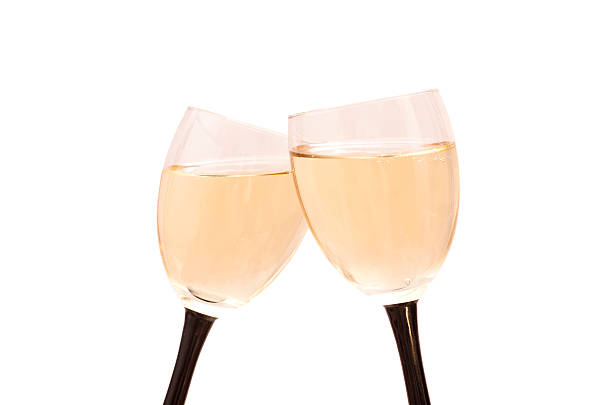 Two champagne glasses