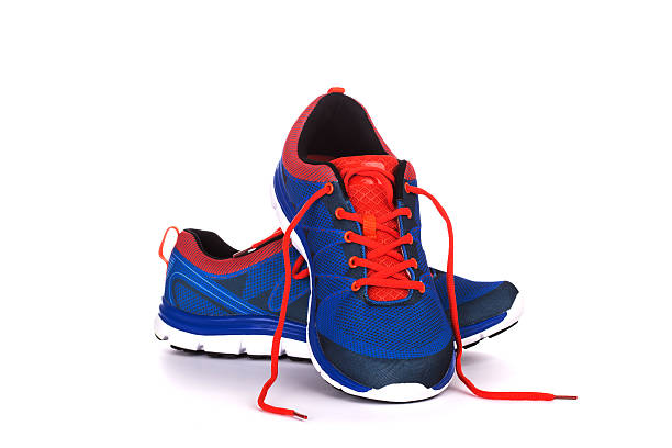 istock New running shoe, sneaker or trainer isolated on white 535110011