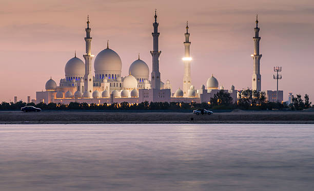 grande mosquée cheikh zayed - sheik zayed photos et images de collection